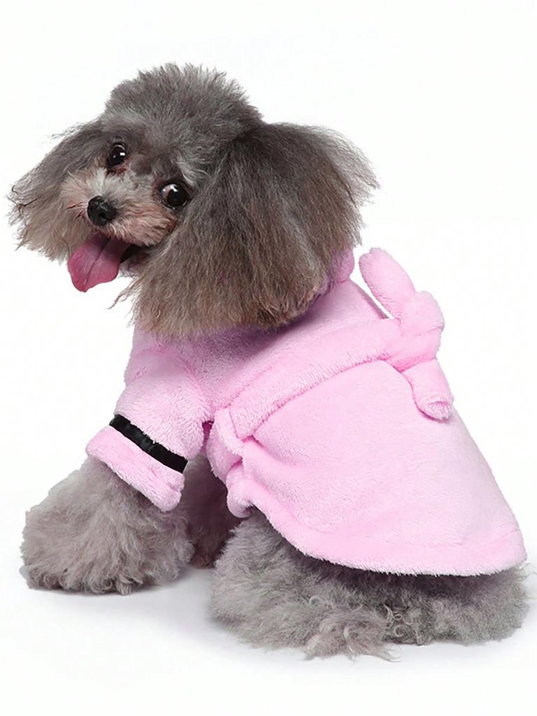 1pc-Pet Clothing, Dog Bathrobes, Dog and Cat Sleeping Gowns, Dog Quick Drying Bath Towels, Pet Clothing