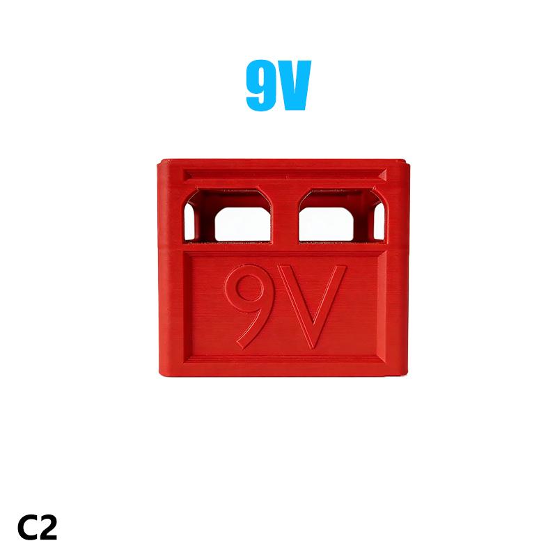 Aaa/Aa/9V/Cr2032/Cr2025 Battery Storage Box Stackable Battery Organizer Decorative Battery Holder, Home, Office Storage Box