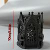 3D Printed Church Pen Holder Vintage Cathedral Desktop Ornament, Creative Stationery Storage Decor Cool Art Figurine Gifts