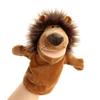Original 25Cm Hand Puppet Soft Plush Toys Cute Elephant Lion Monkey Animal Stuffed Puppet Pretend Story Dolls Gift For Children