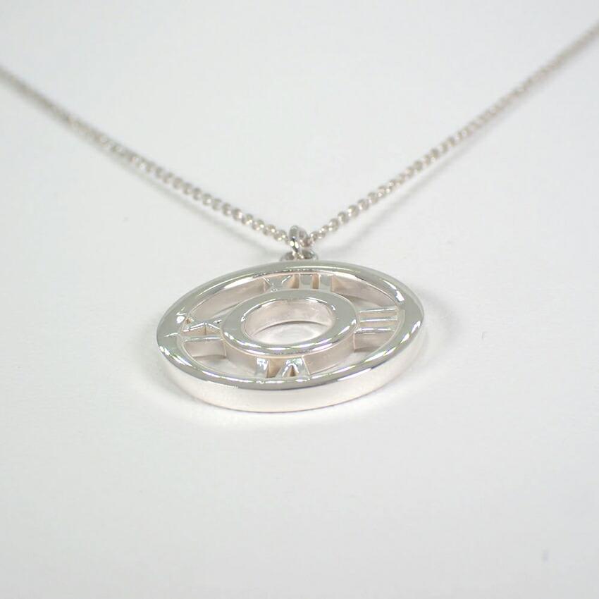 [Used] TIFFANY 925 Open Atlas Medallion Pendant/Necklace/g508-63