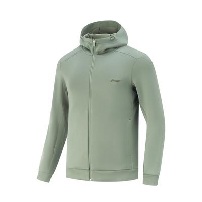Comfortable Breathable Versatile Casual Hoodie Men Hoodies Flower-Gray Shuttle-Leaf-Green AWDV125-6
