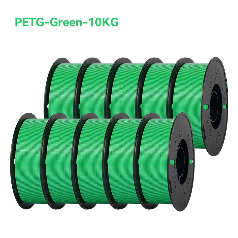 KINGROON 22LBS PETG veya PLA filament 3D Yazıcı Filament 10 Rulo 1KG 1.75MM Çevre Dostu İyi Tokluk Karışık Renk Ücretsiz Kargo