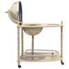 Armoire à vin - VIDAXL - Globe - Bois massif - Vert et blanc - 70x45x88 cm