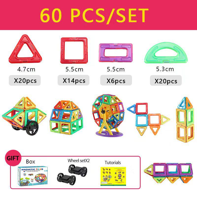 Magnetic Tiles: Children's Building Blocks Educational Toy Set