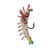 7cm 9.6g Multi-Jointed Realistic Shrimp Lead Head Soft Bait for Bass Snakehead and Catfish