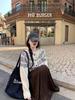 Women's Loose Knit Fair Isle Wool Cardigan for Autumn/Winter
