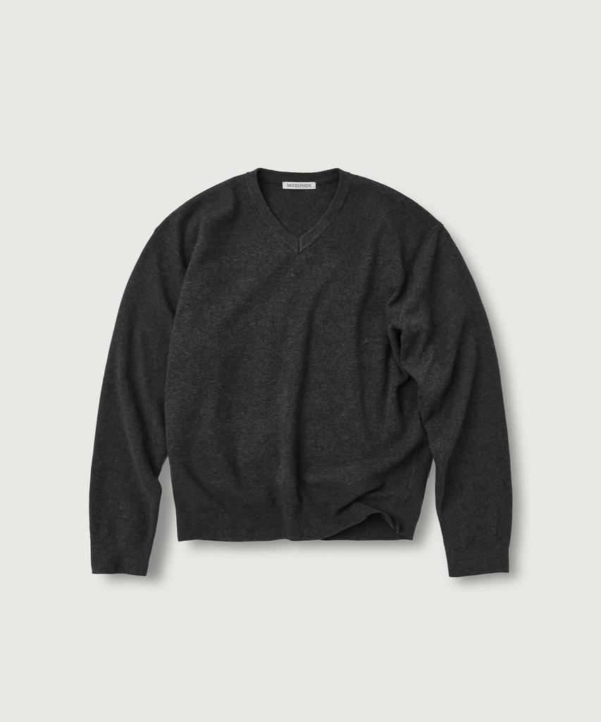 MOOD INSIDE Essential Mood V-Neck Knit_7 Colors