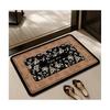 Medieval Style Diatom Mud Floor Mat, Bathroom Water-Absorbing Quick-Drying Non-Slip Floor Mat, Bathroom Door Dirt-Resistant And Easy-To-Take-Care