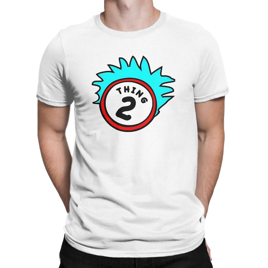 Dr Seuss Thing 1 Thing 2 Buddies reading day Tee Shirt for Unisex Women Printed T Shirts 100 Cotton Clothing
