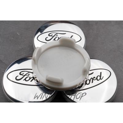 (Krom 54mm) 4 Ford 54mm Alufælge Centerkapsler