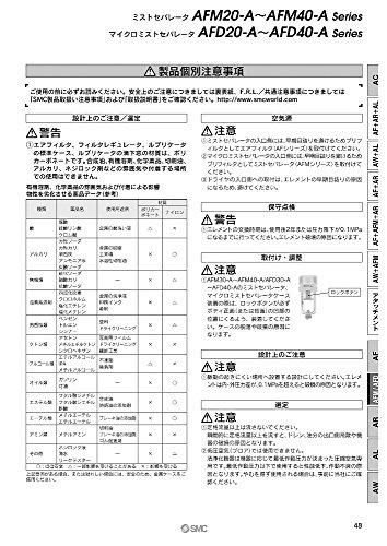 SMC AFM30-03D-A Mist Separator