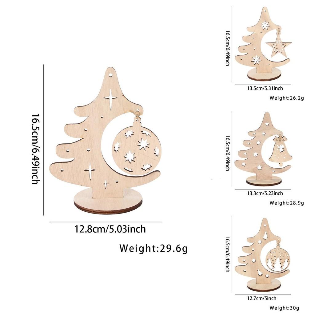 Elegant Festive And Wooden Christmas Ornaments Stunning Tree Decorations For Celebrations Seasonal