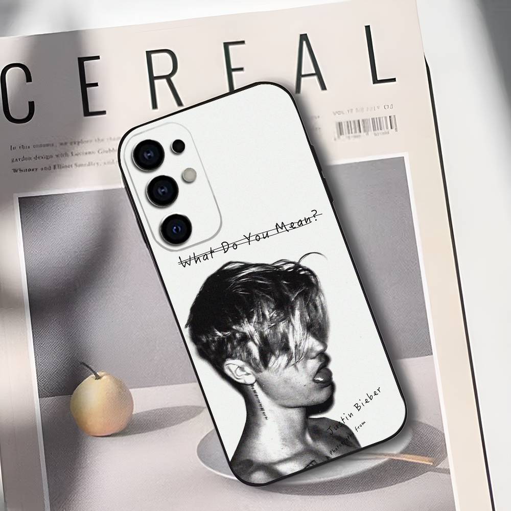 J-Justin B-Bieber Phone Case For Samsung S25,S24,S21,S22,S23,S30,Ultra,S20,Plus,Soft Silicone Black Cover