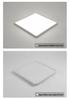 Nordic Modern Minimalist LED Ceiling Light - Ultra-Bright Rectangular/Square Fixture for Bedroom and Living Room
