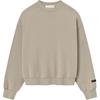Fear of God Essentials Classic Fit Fleece Crewneck Crewneck Timber Men Tops Tan 192SP252041F