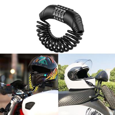 1 PC Universal Motorcycle Electric Cars Security Helmet Password Wire Lock Portable Anti-theft Road Bike Bicycle Locks