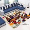 3D Printed Cute Cartoon Coco Floor Mat, Comfortable Flannel, Soft and Thickened, Non-Slip Mat, Suitable for Living Room, Bedroo