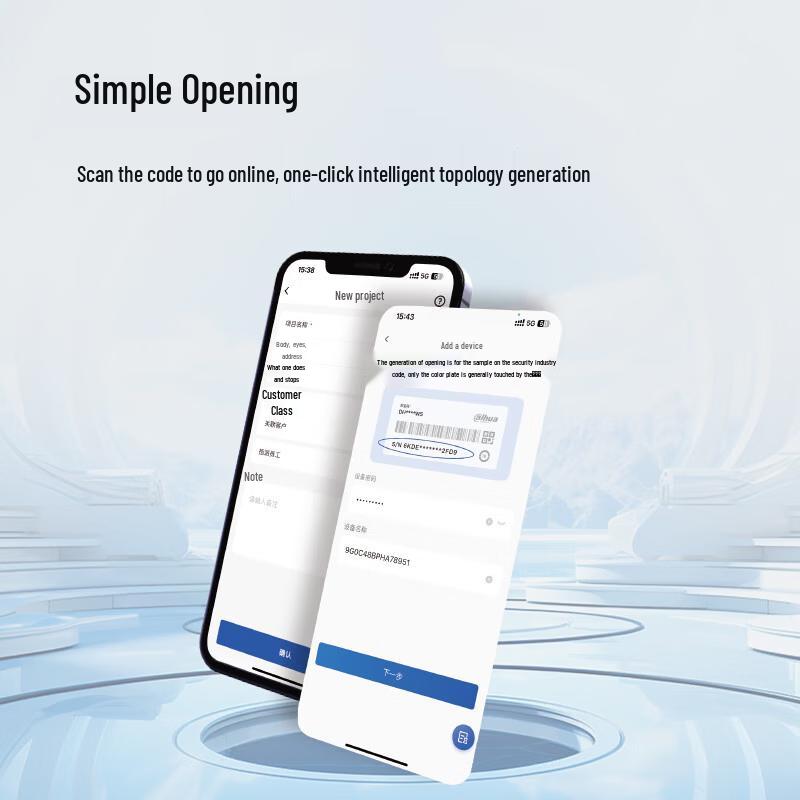 Dahua DH-S1800C-4ET2GT-60 Layer 2 Cloud Managed PoE Switch CN Plug (adapter Included)