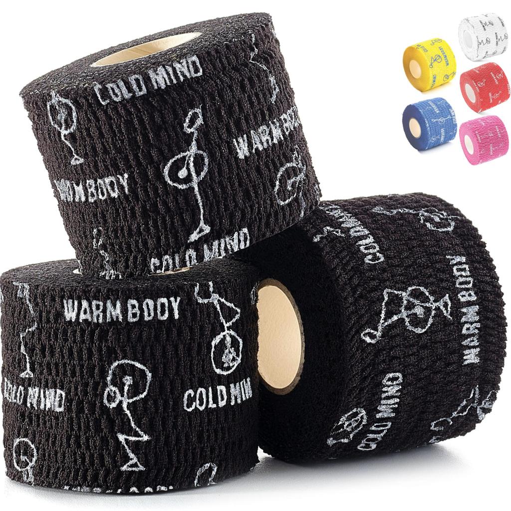 WARM BODY COLD MIND Premium Lifting Thumb Sports Tape for and Strength Deadlift Hook Tearable and Elastic Sweatproof and Breathable 3 Weightlifting,