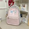 Schoolbag new small fresh schoolbag female cute polka dot niche junior high school student backpack lightweight large capacity class backpack