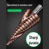 Stainless Steel Pagoda Drill Bit - High Hardness Step Reamer for Metal Drilling