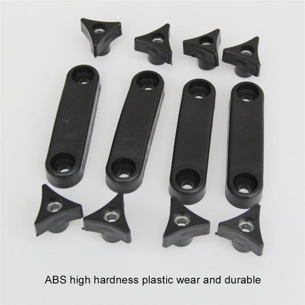 4pcs Car Roof Mounting Rack Clip Cover With Easy Installation For Secure Luggage Storage