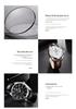 Binyan Men's Fashion Quartz Genuine Leather Waterproof Watch 5163