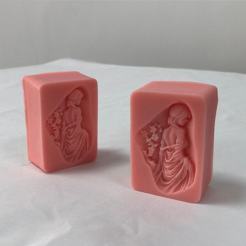 Mermaid Girl Silicone Mold Candle Resin Making Tool DIY Candle Moulds Ornaments Hand-made Home Decorations Supplies