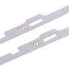 2Pcs Broken Opening Gap Bad Buckle Repairer Metal Bracket For Second-Generation Vios Ncp93 Front Bumper Surrounded Buckle