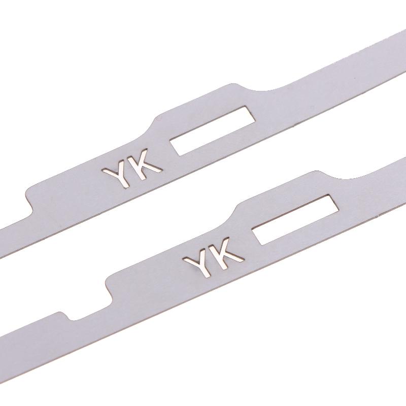 2Pcs Broken Opening Gap Bad Buckle Repairer Metal Bracket For Second-Generation Vios Ncp93 Front Bumper Surrounded Buckle