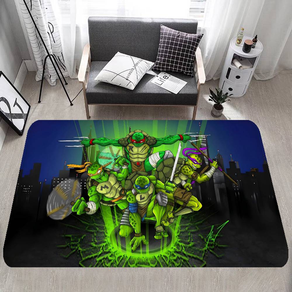 Classic N-Ninja Turtles Movie Door Mat Nordic Style Bedroom Living Room Doormat Home Balcony Anti-Slip Alfombra