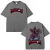 American TV Series Eddie Munson Demogorgon Hawkins Tshirt Cannibal Flower Monster Graphic T Shirts Unisex Women Cotton Tshirts
