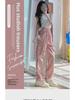 Damen Rosa High-Waist Slim Weitbein Lässige Sommer Latzhose - Trendiger Amerikanischer Sportstil