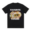 Fun Favorite Combination Meme T-shirt Women's Highquality Tshirt Fashionable Short Sleeved Tshirt Oversized Top