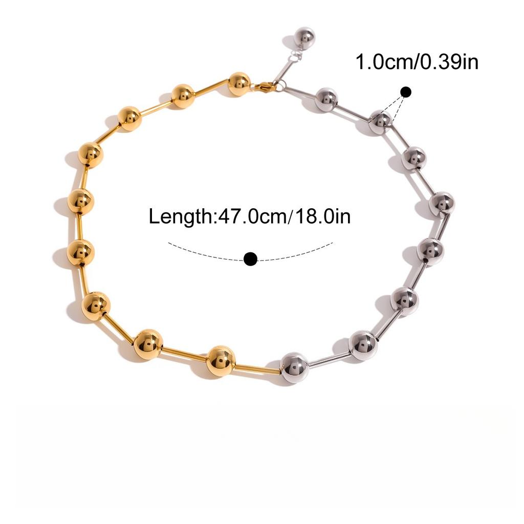 Yori Popular Stainless Steel Heart-Shaped Ring Earrings Necklace Set 18K Golden Plated Daily Jewelry Accessories Set