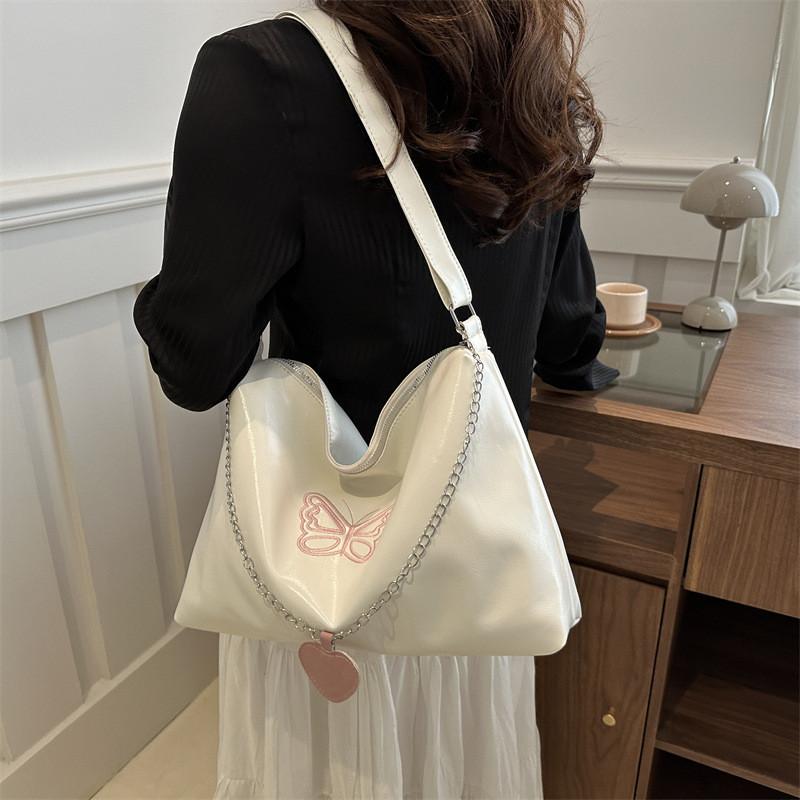 Stylish And Trendy 2024 Pu Tote Handbag Large Capacity Soft Shoulder Bag For Women