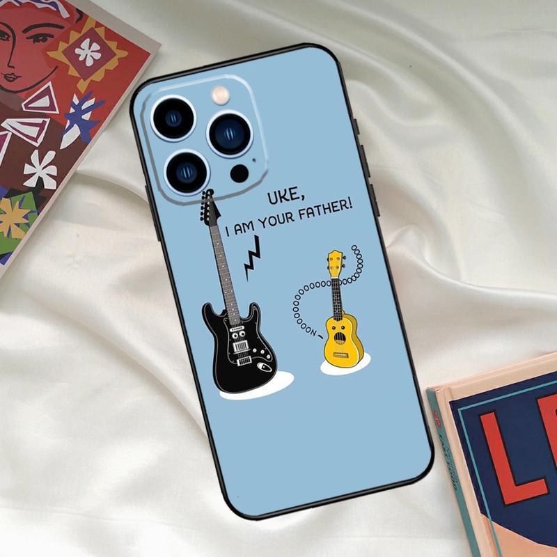 Guitar Instrument Music Phone Case For iPhone 15 14 12 11 13 16 17 Pro Max 15 16 Plus 13 Mini 16e 17 Air Funda Cover