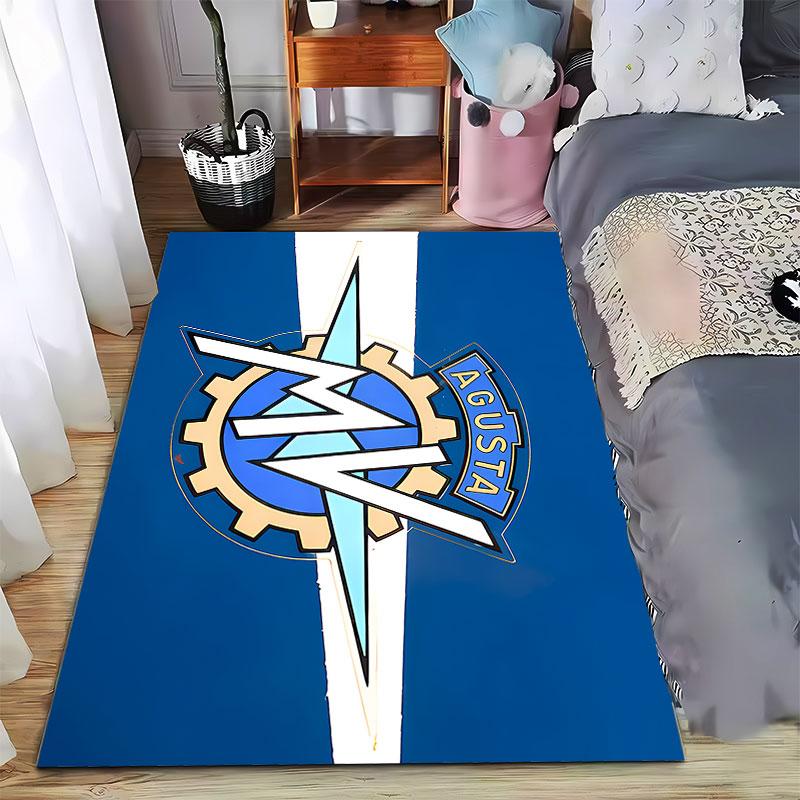 MV Agusta Logo Carpet Design Suitable As a Non-slip Mat for the Living Room or Bedroom Sofa