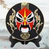 Peking Opera Mask Activated Carbon Carvings - Handcrafted Home Ornaments & Housewarming Gifts