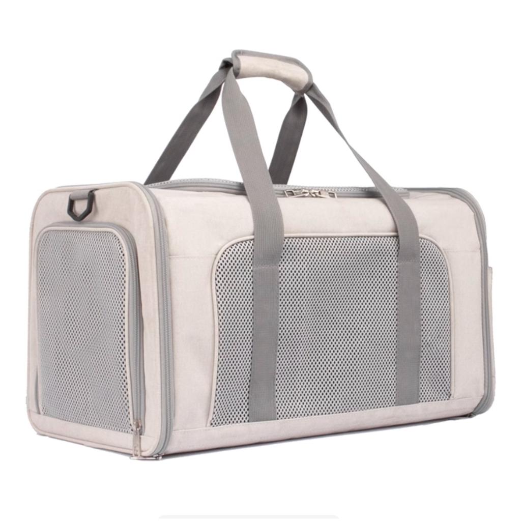 Car canvas folding pet bag, portable for outdoor use, portable pet carrying bag