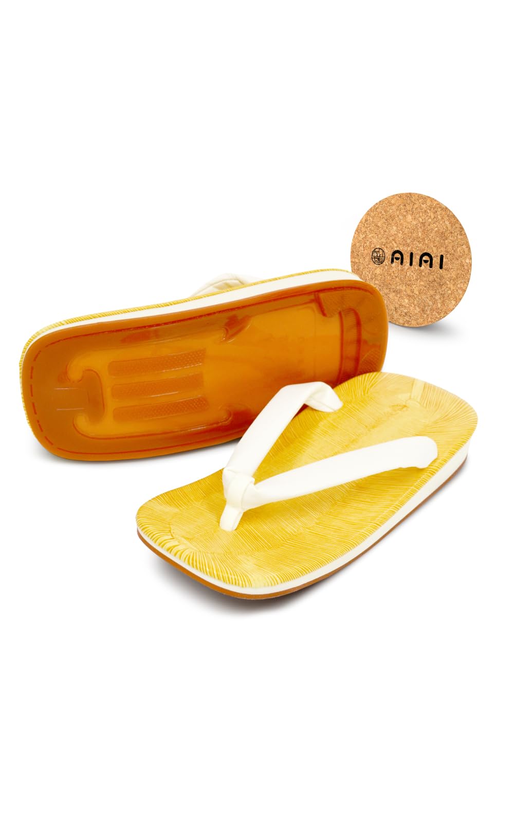 

Айай Гэта Светло-голубые Белые Татами Резина Размер M Сандалии японского производства, Подошва, Ремешок, Ткань, Подошва, Нескользящие, Водостойкие, (23,0 см) белый