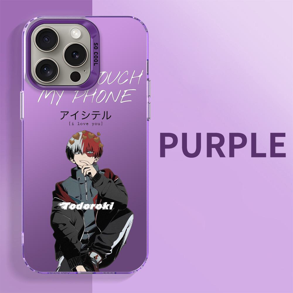 

Серебряный чехол для мобильного телефона IMD с изображением красивого парня из аниме-сообщества для iPhone 15/14/13/11/8. iPhone 15