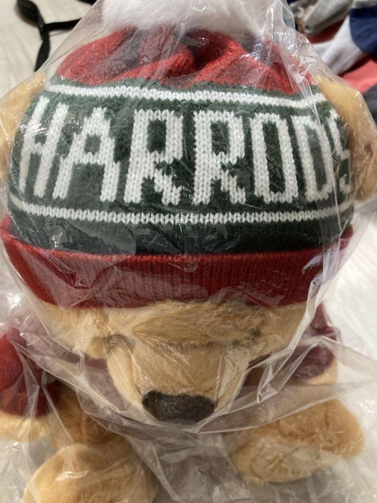 [POUŽITÉ] Vánoční medvěd Harrods 2023 Plyšový medvídek 36 cm