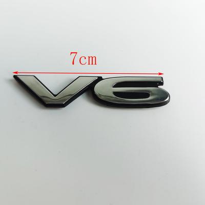 Für Mitsubishi Pajero v73 v87 v93 v97 Autoaufkleber Logo 3.8 V6 Hubraum Buchstabenlogo 1 Stück