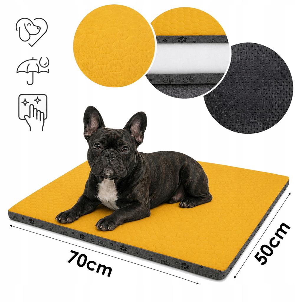[PACZB] Dog Bed, Pet Mattress 50x70cm LNIKO70