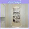 Elegant Words Letters In This House Wallpaper Home Decor Crafted With Premium Pvc Material