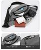 Kashichi Waist Waist Bag for and Small Lightweight Canvas Everyday Smartphone Adjustable Outdoor Crossbody Pouch, Walking, Travel, Items, Material,