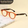 New style, niche style, Japanese retro small round frame reading glasses, classic simple and popular