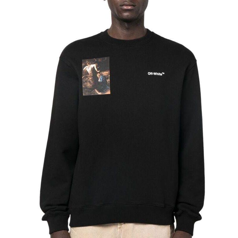OFF WHITE Sweatshirt Men's Black OMBA057C99FLE0111001